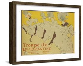 La Troupe de Mademoiselle Eglantine, 1896-Henri de Toulouse-Lautrec-Framed Giclee Print