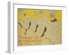 La Troupe de Mademoiselle Eglantine, 1896-Henri de Toulouse-Lautrec-Framed Giclee Print