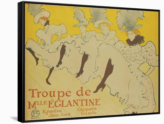 La Troupe de Mademoiselle Eglantine, 1896-Henri de Toulouse-Lautrec-Framed Stretched Canvas