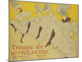 La Troupe de Mademoiselle Eglantine, 1896-Henri de Toulouse-Lautrec-Mounted Giclee Print