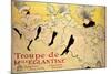 La Troupe de Mademoiselle Eglantine-Henri de Toulouse-Lautrec-Mounted Premium Giclee Print