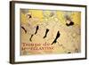 La Troupe de Mademoiselle Eglantine-Henri de Toulouse-Lautrec-Framed Art Print