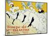 La Troupe De Mlle Églantine, 1896-Henri de Toulouse-Lautrec-Mounted Giclee Print