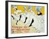 La Troupe De Mlle Églantine, 1896-Henri de Toulouse-Lautrec-Framed Giclee Print