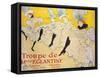 La Troupe De Mlle. Eglantine-Henri de Toulouse-Lautrec-Framed Stretched Canvas