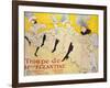 La Troupe De Mlle. Eglantine-Henri de Toulouse-Lautrec-Framed Giclee Print