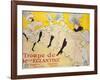 La Troupe De Mlle. Eglantine-Henri de Toulouse-Lautrec-Framed Giclee Print