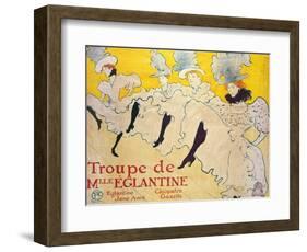 La Troupe De Mlle. Eglantine-Henri de Toulouse-Lautrec-Framed Giclee Print