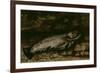 La truite-Gustave Courbet-Framed Giclee Print