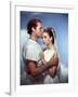 La tunique THE ROBE by HenryKoster with Richard Burton and Jean Simmons, 1953 (photo)-null-Framed Photo
