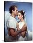 La tunique THE ROBE by HenryKoster with Richard Burton and Jean Simmons, 1953 (photo)-null-Stretched Canvas