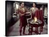 La tunique THE ROBE by HenryKoster with Richard Burton and Victor Mature, 1953 (photo)-null-Stretched Canvas