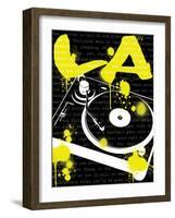 LA Turn Table-N. Harbick-Framed Art Print