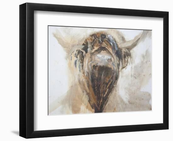 La Vache,Cow, 2015-Lou Gibbs-Framed Giclee Print