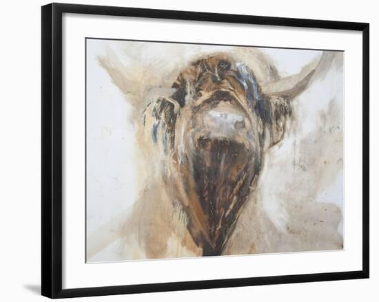 La Vache,Cow, 2015-Lou Gibbs-Framed Giclee Print