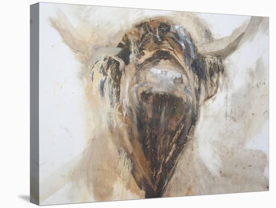 La Vache,Cow, 2015-Lou Gibbs-Stretched Canvas