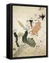 La Vache Enragee-Henri de Toulouse-Lautrec-Framed Stretched Canvas