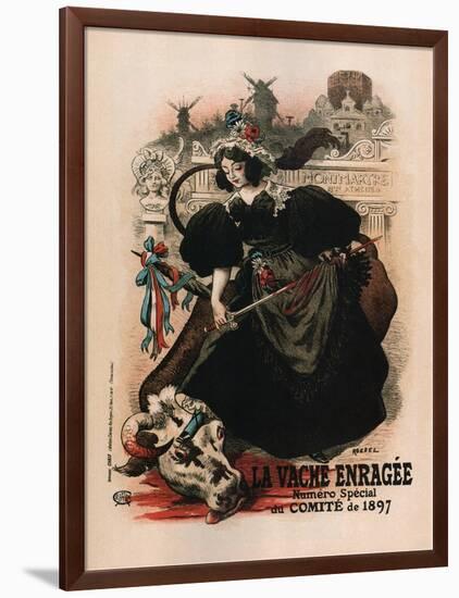 La Vache Enragee-Auguste Roedel-Framed Art Print