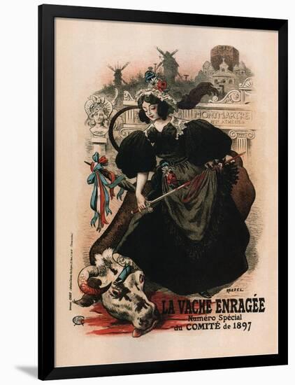 La Vache Enragee-Auguste Roedel-Framed Art Print