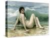 La Vague, 1896-William Adolphe Bouguereau-Stretched Canvas