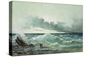 La Vague-Gustave Courbet-Stretched Canvas