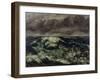 La Vague-Gustave Courbet-Framed Giclee Print