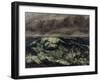 La Vague-Gustave Courbet-Framed Giclee Print