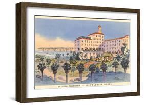 La Valencia Hotel, La Jolla, California-null-Framed Art Print