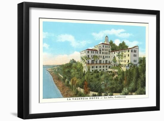 La Valencia Hotel, La Jolla, California-null-Framed Art Print