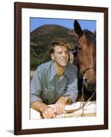 La Vallee by la Vengeance VENGEANCE VALLEY by RichardThorpe with Burt Lancaster, 1951 (photo)-null-Framed Photo