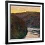 La Vallée de la Creuse, soleil couchant-Claude Monet-Framed Giclee Print