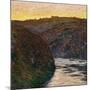 La Vallée de la Creuse, soleil couchant-Claude Monet-Mounted Giclee Print