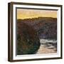 La Vallée de la Creuse, soleil couchant-Claude Monet-Framed Giclee Print