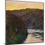 La Vallée de la Creuse, soleil couchant-Claude Monet-Mounted Giclee Print