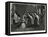 La Valliere Becomes Nun-null-Framed Stretched Canvas