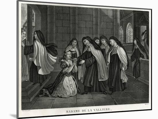 La Valliere Becomes Nun-null-Mounted Art Print