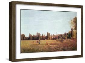 La Varenne De St. Hilaire, 1863-Camille Pissarro-Framed Giclee Print