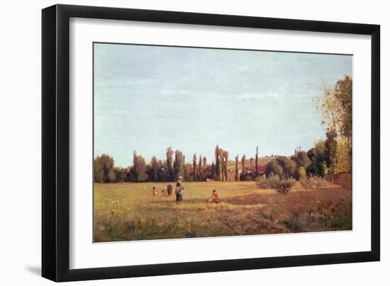 La Varenne De St. Hilaire, 1863-Camille Pissarro-Framed Giclee Print