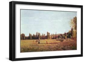 La Varenne De St. Hilaire, 1863-Camille Pissarro-Framed Giclee Print