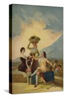 'La Vendimia', (The Grape Harvest or Autumn), 1786, (c1934)-Francisco Goya-Stretched Canvas