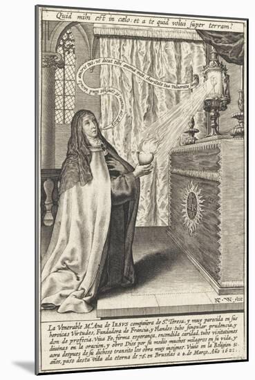 La vénérable mère Anne de Jésus-Hieronymus Wierix-Mounted Giclee Print