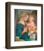 La Vergine Col Figlio-Fra Filippo Lippi-Framed Art Print