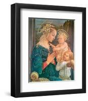 La Vergine Col Figlio-Fra Filippo Lippi-Framed Art Print