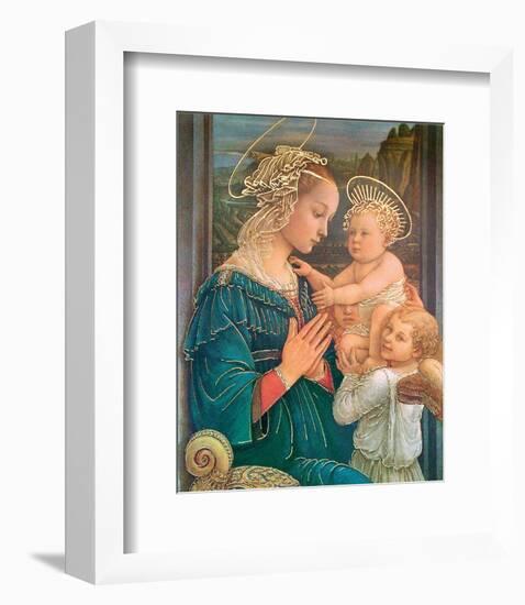 La Vergine Col Figlio-Fra Filippo Lippi-Framed Art Print