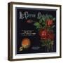 La Verne Beauties Brand - La Verne, California - Citrus Crate Label-Lantern Press-Framed Art Print