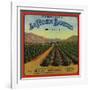 La Verne Rancho Brand - La Verne, California - Citrus Crate Label-Lantern Press-Framed Art Print