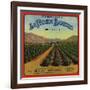 La Verne Rancho Brand - La Verne, California - Citrus Crate Label-Lantern Press-Framed Art Print