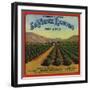 La Verne Rancho Brand - La Verne, California - Citrus Crate Label-Lantern Press-Framed Art Print