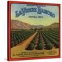 La Verne Rancho Brand - La Verne, California - Citrus Crate Label-Lantern Press-Stretched Canvas