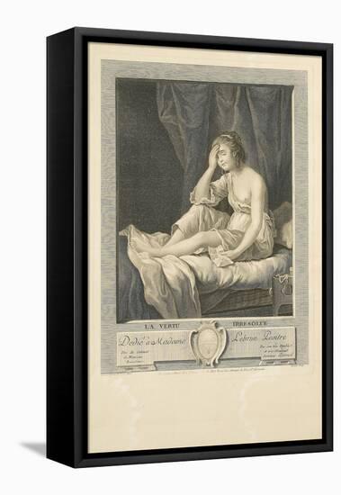 La Vertu Irresolue-Elisabeth Louise Vigee-LeBrun-Framed Stretched Canvas